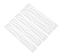 LRXIYODE 24 Pairs Silicone Reusable Eyebrow Shaping Stencils Brow Mapping Stickers Adjustable Design Templates for Women Beauty Auxiliary Tools