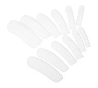 LRXIYODE 240pcs Clear Plastic Nail Extension Tips with Handle Curved Full Coverage Nail Tips for Extensions High Transparency for Manicure Beginners