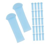 LRXIYODE 24pcs Flexible Silicone Replacement Ear Spoon Tips for Visual Earwax Cleaning Lightweight Reusable Ear Cleaner Accessories for Precise Home Use