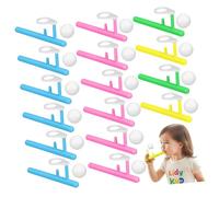 LRXIYODE 24pcs Floating Blow Ball Game Portable Air Blowing Balance for Family Party Fun Montessori Educational for Indoor and Outdoor Play
