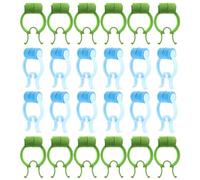 LRXIYODE 24pcs Nosebleed Stoppers Clips for Household Use Lightweight Breath Accessories with Comfortable Texture Portable Nasal Clips Blue Green Suitable for Nosebleeds Relief and Daily