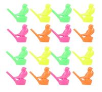 LRXIYODE 24Pcs Plastic Bird Whistles Musical Instrument for Fun and Aesthetic Education Lightweight and Portable Whistle