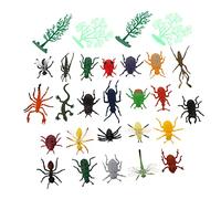 LRXIYODE 24pcs Realistic Insect Models Educational for Preschool Simulation Bugs Figures for Early Learning Nature Exploration and Party Decorations