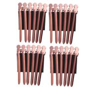LRXIYODE 24pcs Rose Gold Stainless Steel Duck Clips for Hair Styling Sectioning Professional Salon Hair Clips for Women Lightweight Hairdressing Accessories for Home Barber Shop and DIY Use