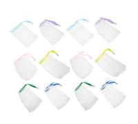 LRXIYODE 25pcs Mesh Soap Bags for Face Cleaning Net Soap Saver Bag Drawstring Exfoliating Mesh Holder for Bar