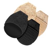 LRXIYODE 2pairs Heelless Socks Invisible Half Socks for High Heels Skin-Friendly Breathable Forefoot Non-Slip Design for Stopping Sandals Rubbing