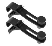 LRXIYODE 2pcs Adjustable Drum Microphone Clips with Shock Absorption for Bass Drum and Snare Secure Mount Clamp Enhanced Sound Isolation for Professional Recording and Live Performance