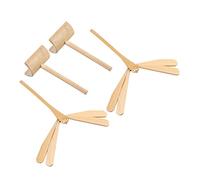 LRXIYODE 2PCS Bamboo Dragonfly Educational Balance Models for Fun Science Experiment Prop for Developmental Learning Engaging for Boys