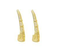 LRXIYODE 2pcs Chinese Royal Nail Covers Long Hollowed Out Fingertip Covers for Cosplay Costume Party Decoration