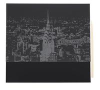 LRXIYODE 2pcs City Night View Scratch Paper Cards for DIY Art Crafts Educational Building Scratch Off Paper for Adults Creative Stress Relief