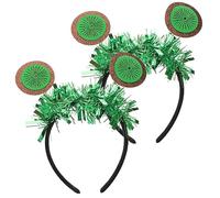 LRXIYODE 2Pcs Creative Performance Headband Durable Felt Party Hair Hoop for Friends Family Gathering Non Slip Comfortable Hair Decor