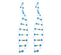 LRXIYODE 2pcs Dna Model Double Helix Structure Educational Molecular Kit for Biology Teaching Science Learning Tool Suitable for Schools and Research Laboratories