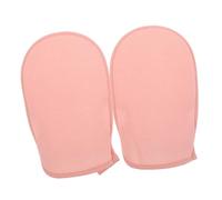 LRXIYODE 2pcs Double Sided Exfoliating Bath Mitt Fine Sand Texture Body Scrubbing Glove for Deep Dead Skin Removal Soft Comfortable Skin Exfoliator Suitable for Men and Women