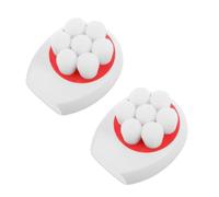 LRXIYODE 2pcs Double Sided Silicone Facial Cleansing Brush Manual Face Scrubber for Spa and Travel Soft Pore Cleaner Exfoliator for Women