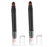LRXIYODE 2pcs Dual-end Eyeshadow Stick with Brush for Women Portable Eye Makeup Pen for Natural Blending Multi-color Design Suitable for Party and Daily Use