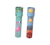 LRXIYODE 2Pcs Educational Rotatable Kaleidoscope for Students Creative Classroom Prize Party Favor with Colorful Magical Patterns