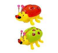 LRXIYODE 2pcs Electric Ladybird Musical Lighting for Cartoon Insect Educational Sensory with Bright Colors Smooth Edges Reusable Early Learning Boys