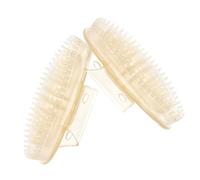 LRXIYODE 2pcs Handheld Massage Brush for Deep Tissue Relief Portable Body Brush for Muscle Soothing and Lymphatic Flow for Athletes and Muscle