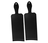 LRXIYODE 2pcs Highlight Comb Mask Hair Dyeing Board Professional Balayage Board Wide Salon Hair Color Tint Tool Coloring Paddle Styling Tools Highlights Black