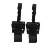 LRXIYODE 2pcs Hook Stroller Clip Straps Rotatable Hanging Clips for Diaper Bags Grocery Bags Use Stroller Car Wheel Frame