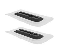 LRXIYODE 2pcs Inflatable Board Fin Mount with Pvc Material for Secure Attachment and Quick Swapping, 29.5x16.5x1.5cm Fin Bracket Pads Suitable for Surfboard and Paddleboard Use in Ocean
