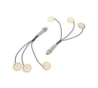 LRXIYODE 2pcs Kalimba Pickup Transducer with Self Adhesive Passive Piezo Contact Microphone for Acoustic Guitar Violin Ukulele Banjo Stable Signal Transmission and Easy Installation