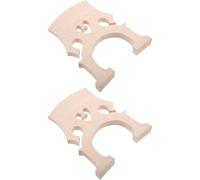 LRXIYODE 2pcs Maple Wood Cello Bridge Replacement Parts Lightweight and Easily Shaped Professional Accessories for Practicing and Can Be Placed the Bag