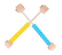 LRXIYODE 2Pcs Math Learning Abacus with Colorful Beads Early Educational Counting Tool for Boys Busy Board Accessories for Mental Arithmetic Development
