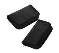 LRXIYODE 2pcs Medical Organizer Hard Storage Case for Medicine Meters Test Strips Pens and Accessories Lightweight Portable Travel Pouch for Diabetic Supplies