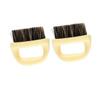 LRXIYODE 2pcs Mens Beard Styling Comb and Brush for Beard Grooming Broken Hair Cleaning Household Use