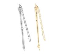 LRXIYODE 2pcs Metal Pointer with Chain Elegant Bible Reading Tool for Jewish for Home School and Travel Thoughtful Mitzvah and Special Occasions