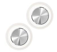 LRXIYODE 2pcs Mobile Phone Gaming Controller Mobile Trigger Game Playing Accessory PC Material White Colour Enhance Gaming Experience Reaction Time While Traveling