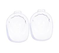 LRXIYODE 2pcs Nail Soaking Bowls for Manicure Nail Art Deep Containers for Softening Removing Gel Polish for Home Salon Use