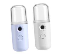 LRXIYODE 2pcs Nano Facial Mister Sprayer Usb Charging for Face Skin Moisturizer Machine Portable Mist Sprayer As Face Humidifier