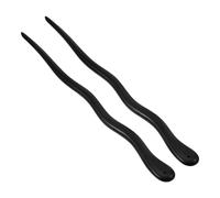 LRXIYODE 2pcs Natural Ebony Hair Sticks Retro Hair Pins Decorative Accessories for Women's Chignon Style