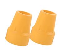 LRXIYODE 2Pcs Non-Slip Cane Tips Rubber Covers for Walking Sticks and Crutches Replacement Foot Protectors for Enhanced Stability on Terrains
