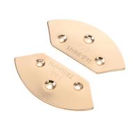 LRXIYODE 2pcs Non-slip Wear-resistant Metal Heel Plates for Men's Shoes and Boots, Front Sole Repair Protectors, Sturdy Heel Taps for Outdoor Hiking and Daily Footwear Maintenance