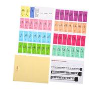 LRXIYODE 2pcs Piano Keyboard Sticker Piano Decal for Beginners Practical Keyboard Decal Use in Music Learning Sessions