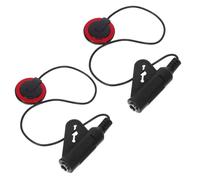 LRXIYODE 2pcs Piezo Guitar Pickup Contact Microphone with Strong Adhesive Patch No-drill Installation Versatile Eq Function for Acoustic Guitar Mandolin Banjo Kalimba Harp and Other