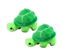 LRXIYODE 2pcs Plush Turtle Keychain Pendants Cute DIY Charms for Bags Backpacks Phone Accessories for Birthdays Valentine Day More Charming Green Turtle Design