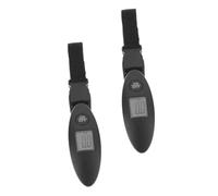 LRXIYODE 2pcs Portable Electronic Luggage Scale Capacity Digital Handheld Suitcase Weight Checker for Travel Lightweight Tool with Clear LCD Display for Accurate Baggage Weighing