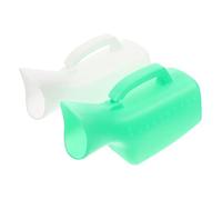LRXIYODE 2pcs Portable Female Urinal Bottle Handheld Urine Container for Travel Camping Hiking Reusable Easy to Clean Compact Design for Women