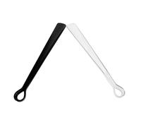 LRXIYODE 2pcs Portable Long Shoe Horn with Extended Handle for Seniors Pregnant Women No Bend Shoe Pulling Tool Lightweight Compact for Home Office Travel