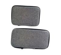 LRXIYODE 2pcs Portable Microphone Organizing Pouch Compact Digital Product Storage Bags for Earphone Mic with Cord Management and Multi-Accessory Capacity