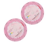 LRXIYODE 2pcs Pregnancy Wheel Gestational Calculator with Weeks Indicator and Portable Paper Design for Due Date Planning and Size Monitoring, for Patients and Midwives