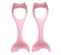 LRXIYODE 2Pcs Reusable Silicone Eyeliner Aid Tool with Mermaid Tail Design for Women Easy Eye Makeup Application Cosmetics Aid