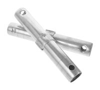 LRXIYODE 2pcs Scaffolding Connector Pin Metal Scaffolding Coupling Pin for Scaffold Pole Joints Accessories Silver
