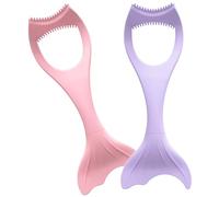 LRXIYODE 2pcs Silicone Eyeliner Aids Curved Makeup Tools for Smooth Upper and Lower Eyeliner Application Soft Elastic Eye Shadow Aids for Beginners and Professionals Portable Eye Makeup