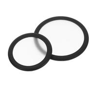 LRXIYODE 2pcs Stethoscope Diaphragm Replacement Covers PVC Floating Bell Cover Compatible with Pediatric and Adult Stethoscope Accessories