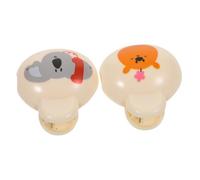 LRXIYODE 2pcs Toothbrush Cover Travel Caps Compact Plastic Brush Head Protector Clips for Home Office Outdoor Adventures Cute Bear Koala Design Dustproof Storage